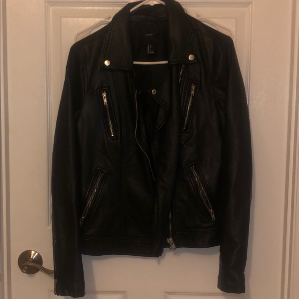 BEST OFFER!!!! Black leather jacket